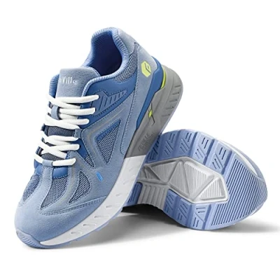 Imagen de FitVille Zapatillas Casual para Mujer Extra Anchas Running Mujeres Pies Planos Calzado Ancho Especial Adecuado Aliviar Dolor 44 EU X