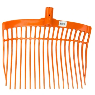 Imagen de Vplast Horquilla para estiércol de plástico sin mango One Size Naranja