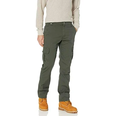 Imagen de Dickies Duck Cargo Pant, Pantalones de Utilidades Trabajo Hombre, Verde (Stonewash Olive Green), 36W / 32L