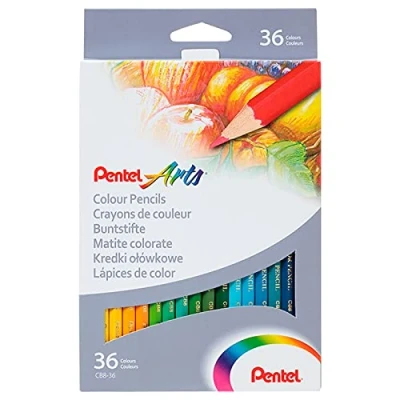 Imagen de Pentel CB8 Lápices de colores, 36 unidades