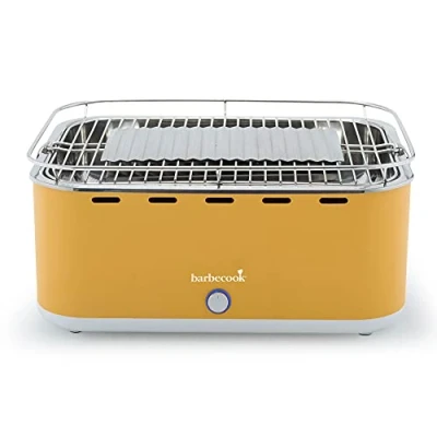 Imagen de Barbecook Carlo Barbacoa de mesa portatil, carbon, Amarillo, 44x33x21cm