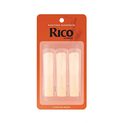 Imagen de Rico RLA0330 Cañas para Saxo Barítono, Set de 3