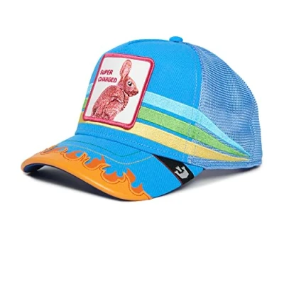 Imagen de Goorin Bros. The Farm Supercharged Collection Gorra de camionero para hombre y mujer, Azul (Going and Going Y), talla única
