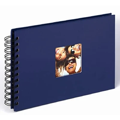 Imagen de walther design Álbum de fotos azul 23 x 17 cm espiral con perforación, Fun SA 109 L