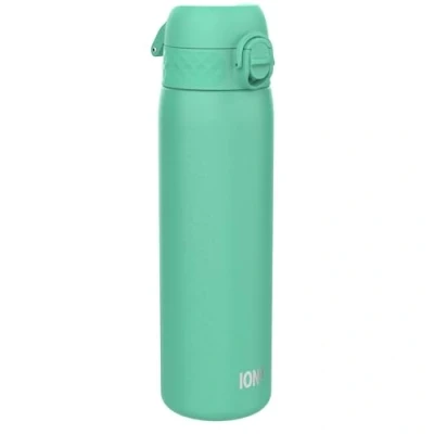 Imagen de Ion8 Botella de Agua Acero Inoxidable, 600ml, a Prueba Fugas, Fácil Abrir, Cerradura Segura, Aptas para Lavavajillas, Asa Transporte, Limpiar, Resistente Rayones, Verde Azulado