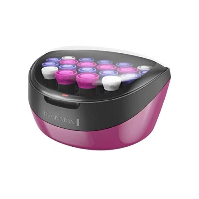 Imagen de Remington Set de Rulos Ionic Rollers, Calientes, Iones para Cabello Sin Encrespamiento, 20 el Pelo: 4 mm, 10 23 mm y 6 27 Pinzas, Indicador Encendido, H5600
