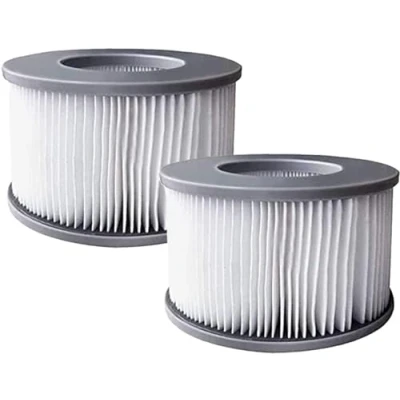 Imagen de Benfosh 2 cartuchos de filtro bañera hidromasaje para piscinas inflables MSpa, todas las bañeras actuales, inflables, cartucho spa FD2089