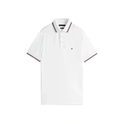 Imagen de Tommy Hilfiger Tipped Slim Fit Polo Mw0Mw37346 S/S, White (White), M para Hombre