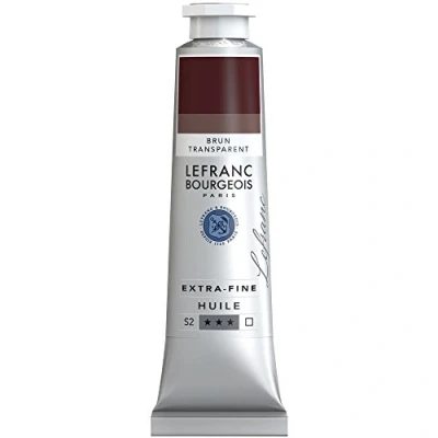 Imagen de Lefranc Bourgeois Óleo Extra Fino 40ml Tubo de pintura, Pardo Transparente