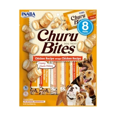 Imagen de CHURU Dog Bites Receta DE Pollo 8X 12GR