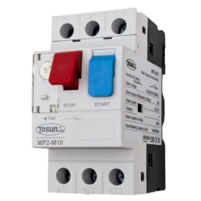 Imagen de Guardamotor Disyuntor 3P TOSUN MP2 M carril DIN (13 23 (A)) (MP2 M21 17 23A)