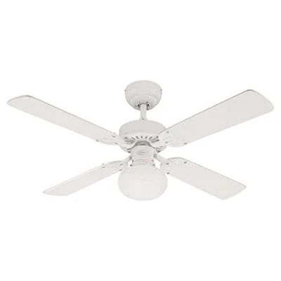 Imagen de Westinghouse Lighting Vegas Ventilador de Techo, Metal, Acabado en Blanco con aspas Reversibles Blanco/Pino blanquedado