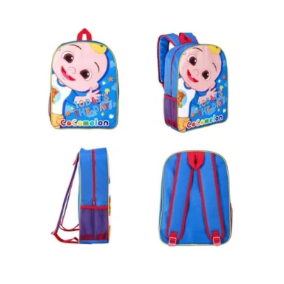 Imagen de Mochila CoComelon para niños, extragrande, escuela, viajes, 41 x 30 cm, multicolor, Talla única