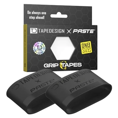 Imagen de TAPEDESIGN Espinilleras Grip Tapes de Silicona, fútbol Hombres Mujeres Negro Soporte para Calcetines
