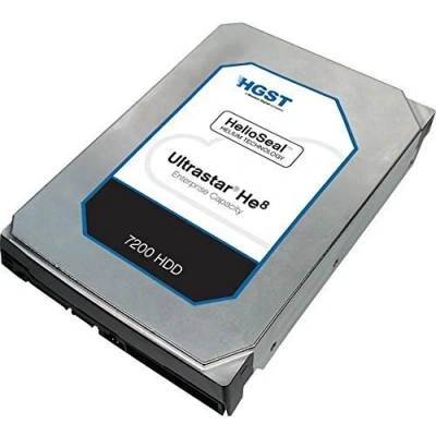 Imagen de HGST Hitachi Ultra Estrella HE8 8 TB (HUH728080ALE601) 3.5 &#039;SATA3 6 GB/s, 128, 7200, 512e BDE