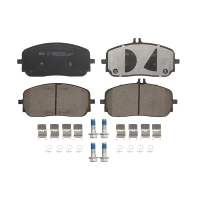 Imagen de FEBI BILSTEIN 177324 Juego de pastillas freno Eje delantero preparado para indicador desgaste con material fijación MERCEDES BENZ: GLE, GLA