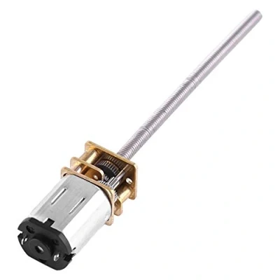 Imagen de Motor de Engranaje DC 6V con Eje Salida Rosca Tornillo Largo M3 * 55 mm 30RPM 500RPM N20 Adaptado(30RPM)