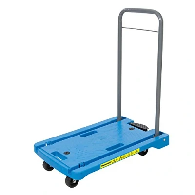 Imagen de Silverline Tools 950179 Carretilla de transporte con plataforma polipropileno, color azul