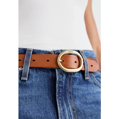 Imagen de Levi&#039;s Womens Highlow BELT Cinturón, Mujer, Talla: 60, Cognac