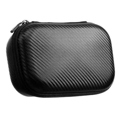 Imagen de ZIPIT Carbon Estuche Grande para lápices la escuela y oficina organizador escolar de gran capacidad (negro)