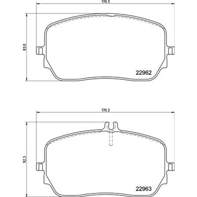 Imagen de BREMBO P 50 149 Juego de pastillas freno preparado para indicador desgaste con tornillos pinza freno, Chapa antichirridos accesorios