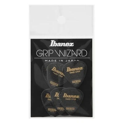 Imagen de Ibanez ppa16hsgye asistente serie, arena Grip Púas 6 unidades, 1,0 mm), color amarillo