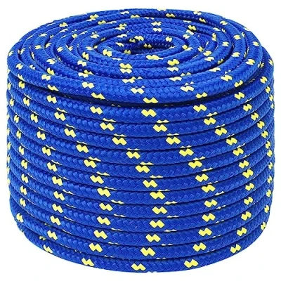 Imagen de vidaXL Cuerda de Barco Polipropileno Azul 12 mm 25 m