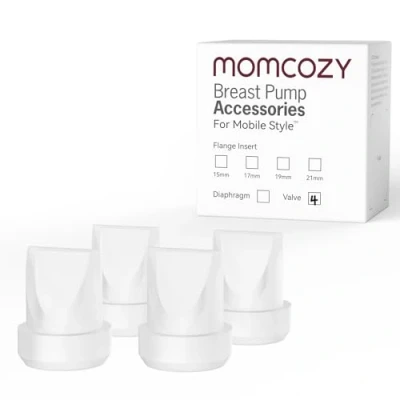 Imagen de Momcozy Mobile Style M6 Válvulas, Accesorios de Repuesto Originales para el Extractor Leche M6, 4 Piezas