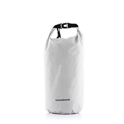 Imagen de InnovaGoods® Bolsa Estanca, Impermeable 10L, Mochila Resistente y Muy Ligera, Deporte Ideal para Kayak, Paddle Surf, Rafting, Camping, Senderismo, Ciclismo, esquí, Playa.