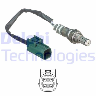 Imagen de DELPHI ES20643 12B1 Sonda lambda plana, térmico NISSAN: MICRA 3