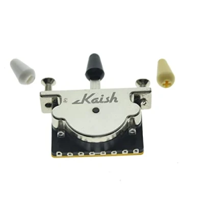 Imagen de Dopro Interruptor de palanca para guitarra eléctrica (5 vías), 3 Plastic Tips