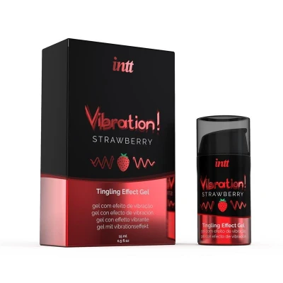 Imagen de INTT ¡Vibración! Strawberry Tingling Gel