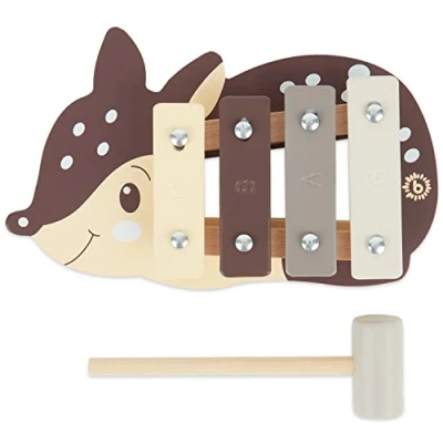Imagen de Bieco xilofono Bebe Instrumentos Musicales Madera carrillon Infantil Instrumento Musical xilófono Juguete