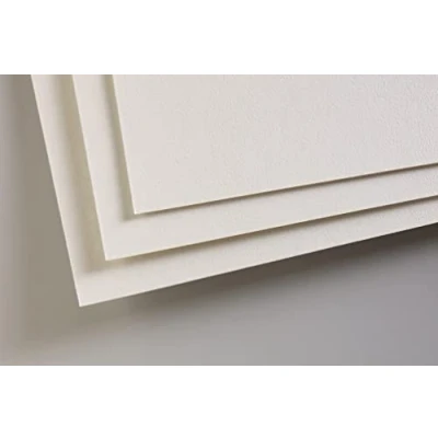 Imagen de Clairefontaine 696020C Paquete de Papel Pastelmat 5 Hojas Cartulina Especial para Pasteles Secos A3 29,7x42 cm 360g Gris Claro