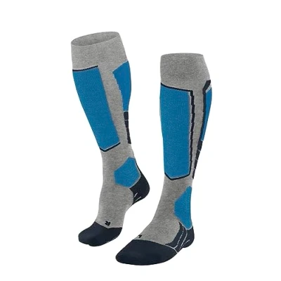 Imagen de FALKE SK2 Intermediate Vegan M KH hilo funcional lyocell calida gruesa 1 par, Calcetines de esquí Hombre, Gris (Light Grey 3400), 39 41