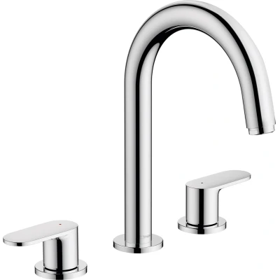 Imagen de hansgrohe Vernis Blend Mezclador de lavabo 3 agujeros con vaciador automático, cromo, 71553000