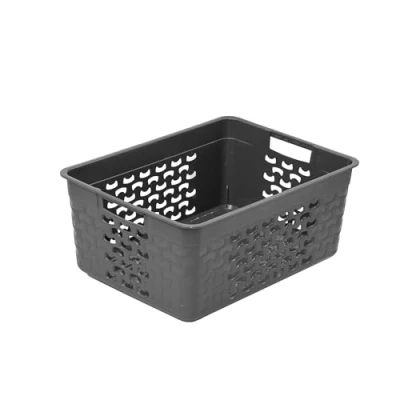 Imagen de BranQ Home essential Cesta de almacenamiento universal, multifuncional, diseño algodón, sin BPA, tamaño L, 10 1 unidad, color marrón grisáceo