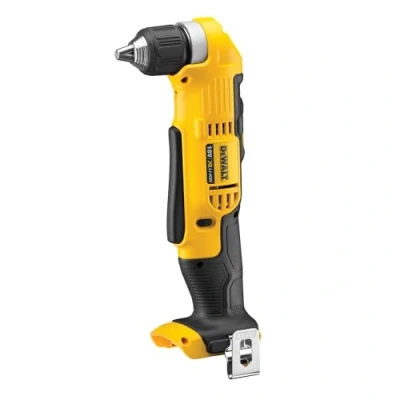 Imagen de DEWALT DCD740N XJ Taladro Angular XR 18V, Portabroca de 10mm, 33Nm, Empuñadura engomada, Luz LED incorporada, Versátil para Lugares Difícil Acceso