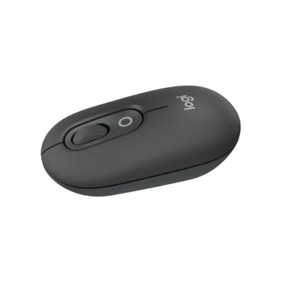 Imagen de Ratón inalámbrico Logitech Pop, 4000 ppp, Easy Switch, Bluetooth, SmartWheel, Botones personalizables, Tecnología Silent Touch, PC Mac, Negro