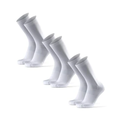 Imagen de DANISH ENDURANCE Calcetines de Ciclismo Altos, Acolchados y Transpirables, Anti ampollas, para Hombres Mujeres, 3 Pack