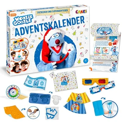 Imagen de CRAZE Calendario Adviento 2021 Woozle Goozle, creativo para niños, Navidad 24683