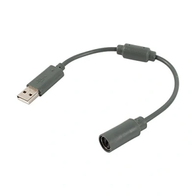 Imagen de Atyhao Controlador con Cable USB Breakaway, Reemplazo Breakaway Adaptador de conexión para Microsoft Xbox 360 Gris