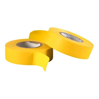 Imagen de Gocableties Cinta aislante amarillo de 19 mm x 20 m para instalaciones eléctricas Autoadhesiva y resistente proteger, agrupar reparar cables 2 Rollos
