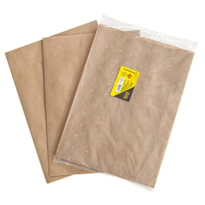 Imagen de Idena 50059 papel de regalo 70x100 cm, 2 hojas, grueso 60g/m², color kraft, regalo, embalaje