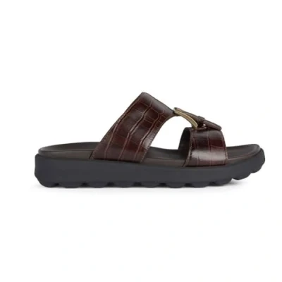Imagen de Geox U Spherica Ec6 D, Sandalia Deslizante Hombre, marrón Oscuro, 45 EU