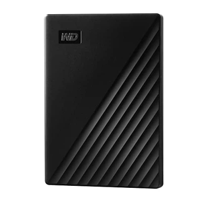Imagen de Disco duro externo 1 TB WD My Passport, Portátil, HDD, USB 3.2, Funciona con Chromebook, Negro