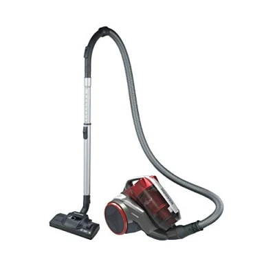 Imagen de Hoover Khross Aspirador Trineo sin Bolsa tecnología Multi ciclónica, Plástico Aluminio, Acabado Rojo