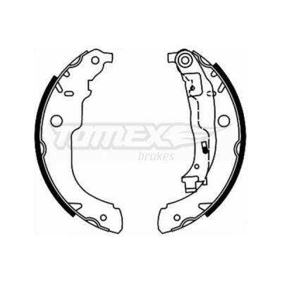 Imagen de TOMEX brakes TX 21 96 Zapatas de Freno Eje trasero 228 42 PEUGEOT: 207 Hatchback, 208 I SW, CITROËN: C3 II