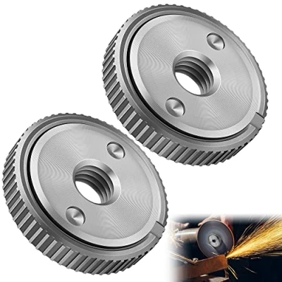 Imagen de 2 Piezas Tuerca Rapida Amoladora.Tuerca De SujecióN RáPida M14 Para Amoladora Angular Aeg, Black&amp;Decker, Dewalt, Fles, Hitachi, Metabo, Makita Etc Amoladoras Angulares Herramientas (2)