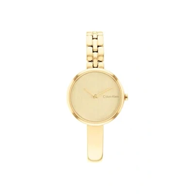 Imagen de Calvin Klein Sculptural Reloj, Mujer, Talla: One Size, gold champagner